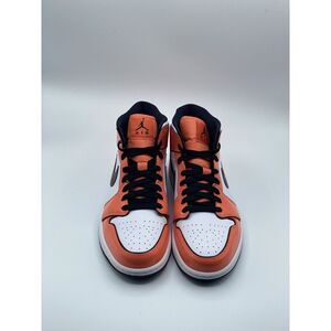 Jordan Athletic Shoes - Orange, Black, and White
